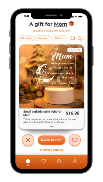 Gift Guru shopping app